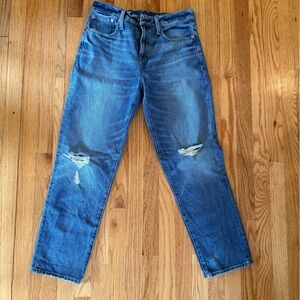 J. Crew Women's Blue Straight Leg Jeans